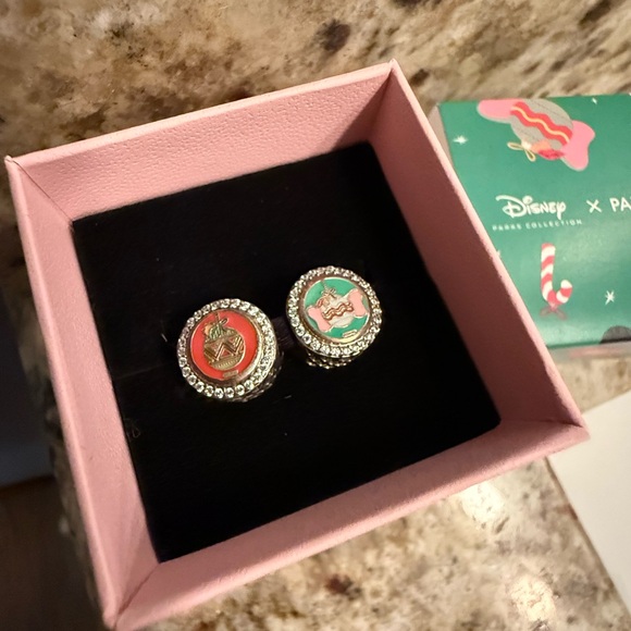 Disney Parks Exclusive Pandora Holiday Christmas Simba Dumbo Ornament Charm Set - Picture 6 of 15